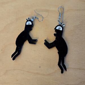 Dangling handmade earrings cryptids